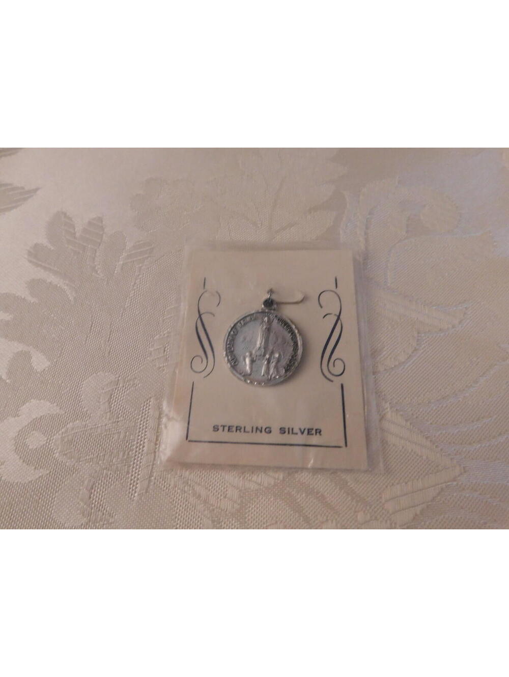New Our Lady of Fatima Sterling Silver Charm 3g Sterling